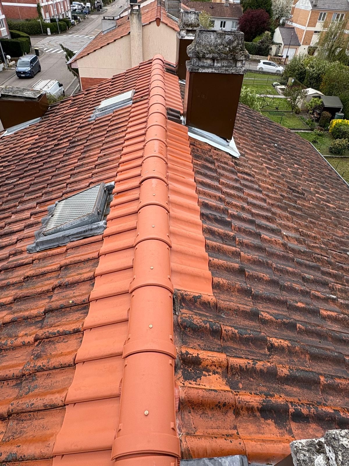 Réfection d'étanchéité membrane bitumineuse sur toiture-terrasse inaccessible, immeuble du Sablon à Metz