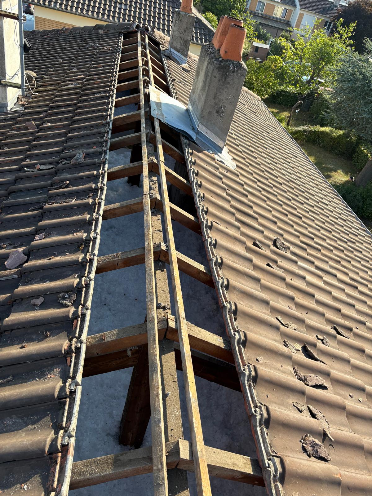 Diagnostic d'infiltration sur une maison lorraine avec toiture en tuiles mécaniques, Metz